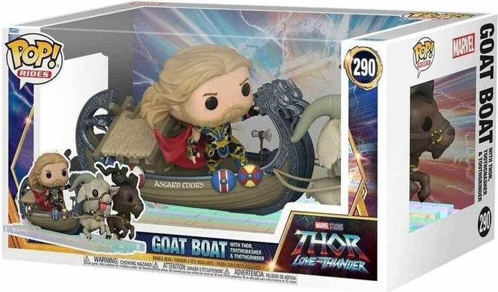 Immagine prodotto Funko Pop! RIDE - Thor Love Thunder : Goat Boat with Thor