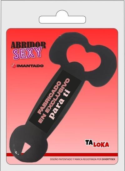 Produktbild Taloka - MAGNETIC METAL OPENER VERY IMPORTANT PENIS BLACK /es/pt/en/