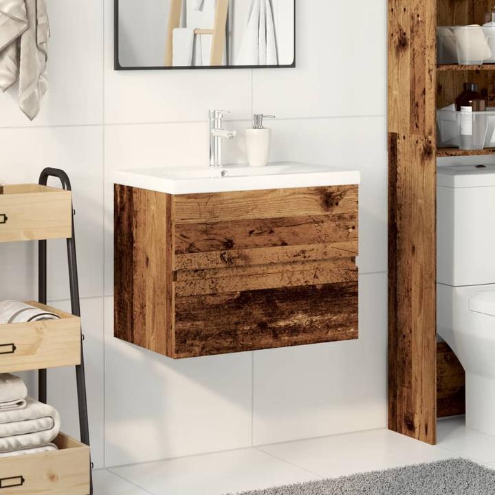 Immagine prodotto VidaXL Mobiletto Vanity a parete Mobiletto da bagno con lavabo incorporato