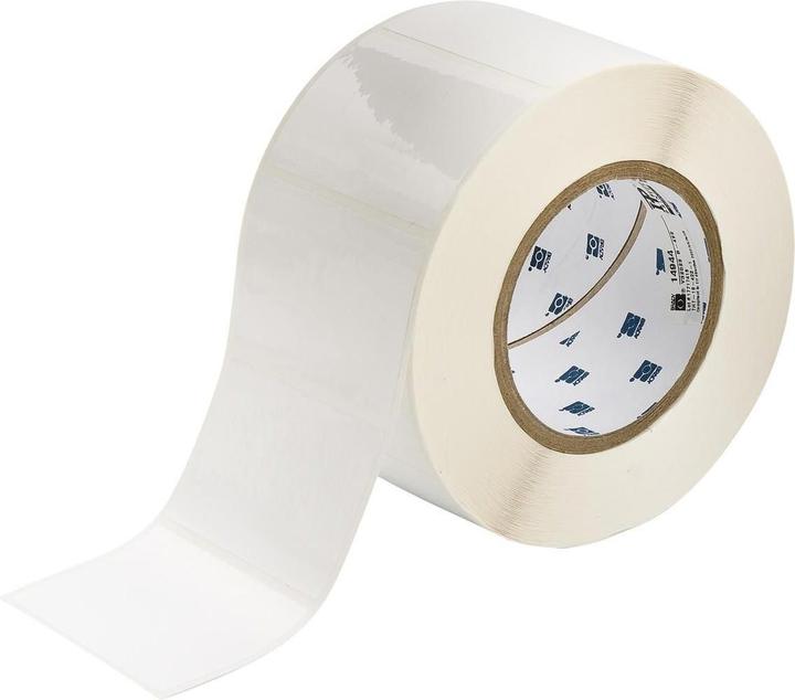 Produktbild Brady THT-19-484-1, 25µ Polyester, Weiss, 76.20 x 50.80 mm, extrem stark haftend (3000 E.)