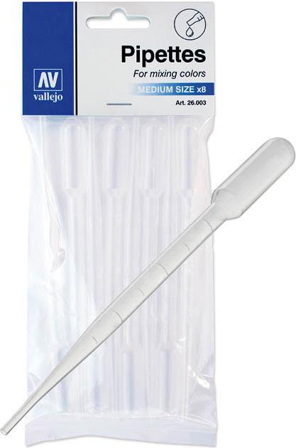 Vallejo Pipettes Medium Size 8x3ml. (26003)