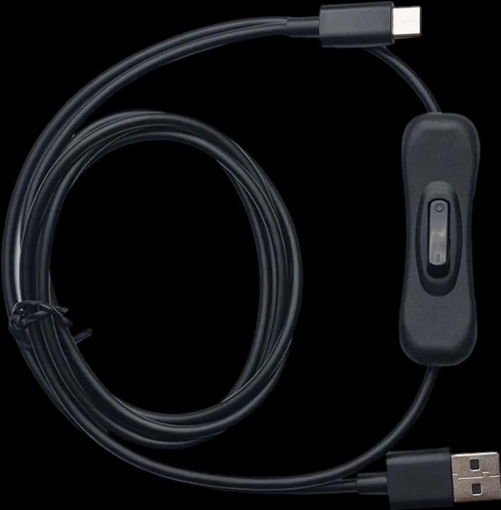 Produktbild Obsbot USB-A auf USB-C Daten Stromkabel mit Ein/Aus-Schalter (USB 2.0)