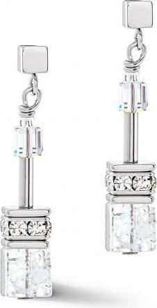 Immagine prodotto Coeur de Lion Orecchini a bottone bianco-argento