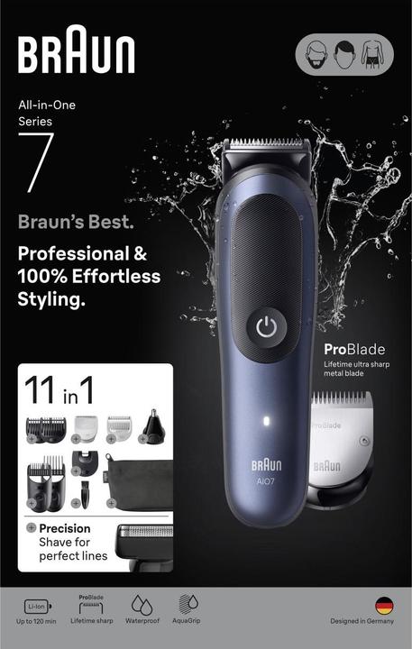 Actual product image Braun All-in-One Series 7 AIO7540