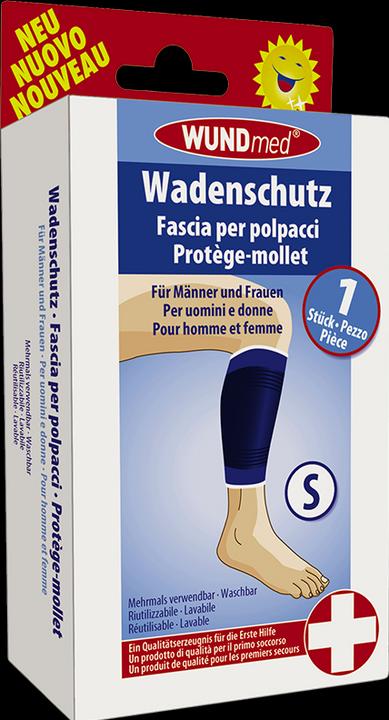 Produktbild Wundmed Elastische Sportbandage blau Wadenschutz Grösse S (S)