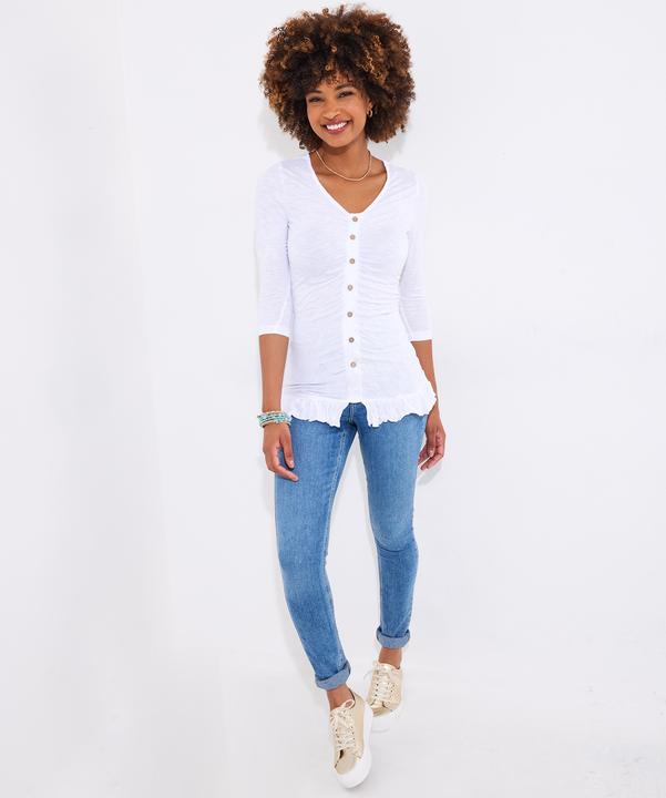 Produktbild Joe Browns Longline Rouched Front Jersey Top (36)