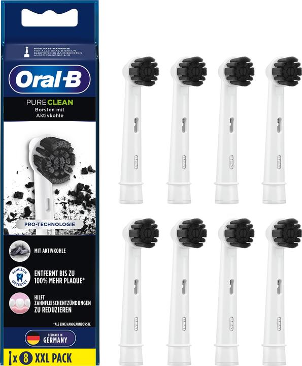 Actual product image Oral-B Pure Clean Brush Head, 8 Counts (8 x)