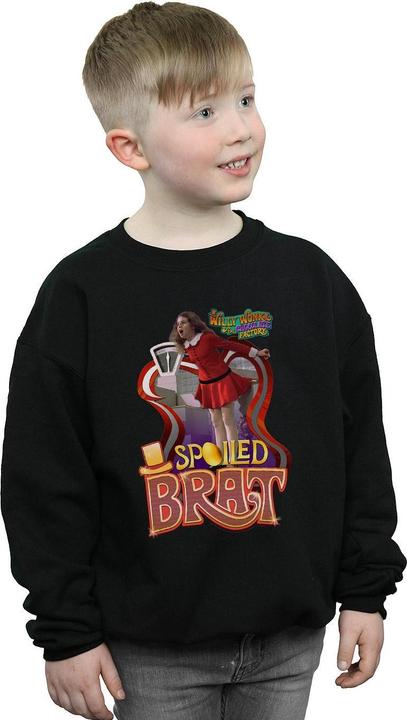 Actual product image Willy Wonka & the Chocolate Factory Boys Spoiled Brat Sweatshirt (152, 158)