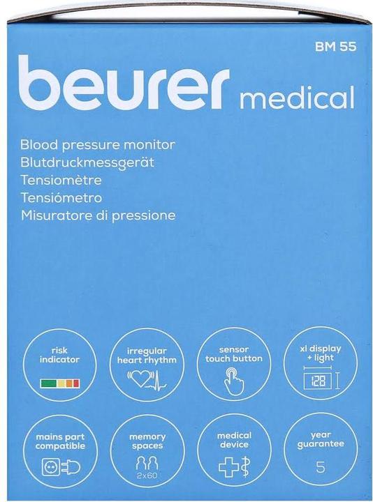Immagine prodotto Beurer Bm 55 (Sfigmomanometro per braccio)