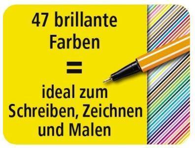 Produktbild STABILO point 88 Fineliner (Schwarz, 1 x)