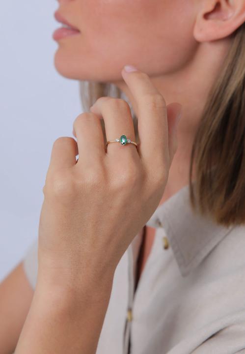 Image du produit Elli verziert mit Zirkona Kristallen (58, Argent 925)