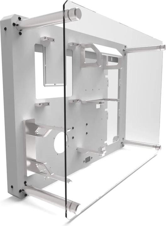 Creative Solutions For Gamers CSFG Frostbite wall-mounted enclosure - white, Micro-ITX (Micro-ITX)