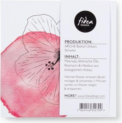 Image du produit Fidea Design Fleurs de Bain Romarin & Hibiscus (Sel de bain)