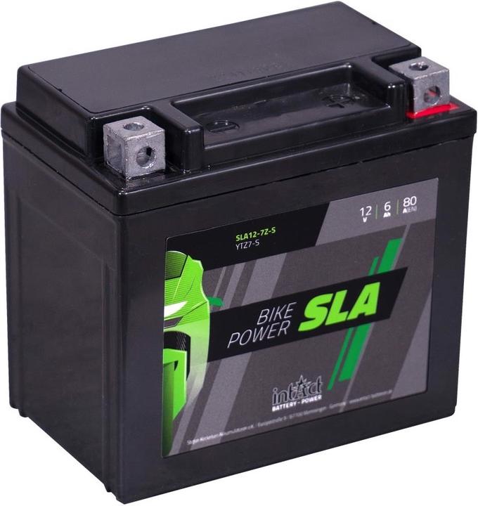 Intact SLA12-7Z-S Bike-Power SLA 6Ah Batterie moto (DIN 50616) YTZ7-S, YTZ7S, TTZ7S-BS (12 V, 6 Ah, 80 A)