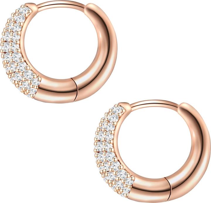 Immagine prodotto Glanzstücke München Donna Argento Sterling Cubic Zirconia Oro Rosa - 28985 (Argento)