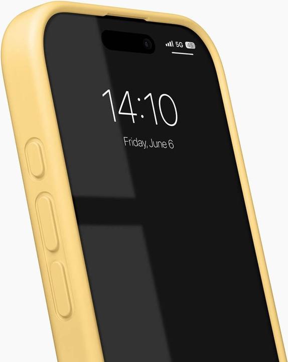 Produktbild iDeal Of Sweden Designer Magsafe Silicone-Cover Soft Lemon (Apple iPhone 16 Pro)