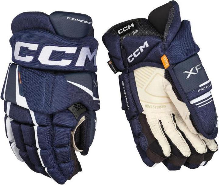 Produktbild CCM Tacks XF Pro SR Hockeyhandschuhe (Dunkelblau (Marineblau)/Weiss (68), SR 13"/33 cm) (13)