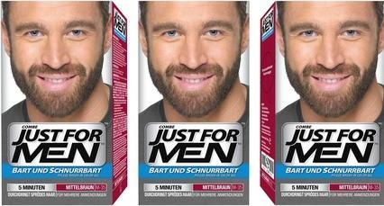 Image du produit Just For Men Gel d'entretien Brush-In-Color brun moyen, 1 pc. Gel (Brun moyen)
