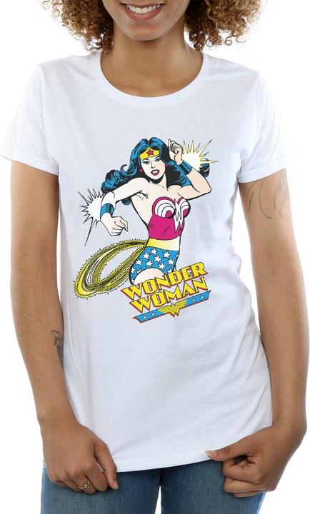Actual product image Wonder Woman Womens/Ladies Lasso Cotton T-Shirt (L)