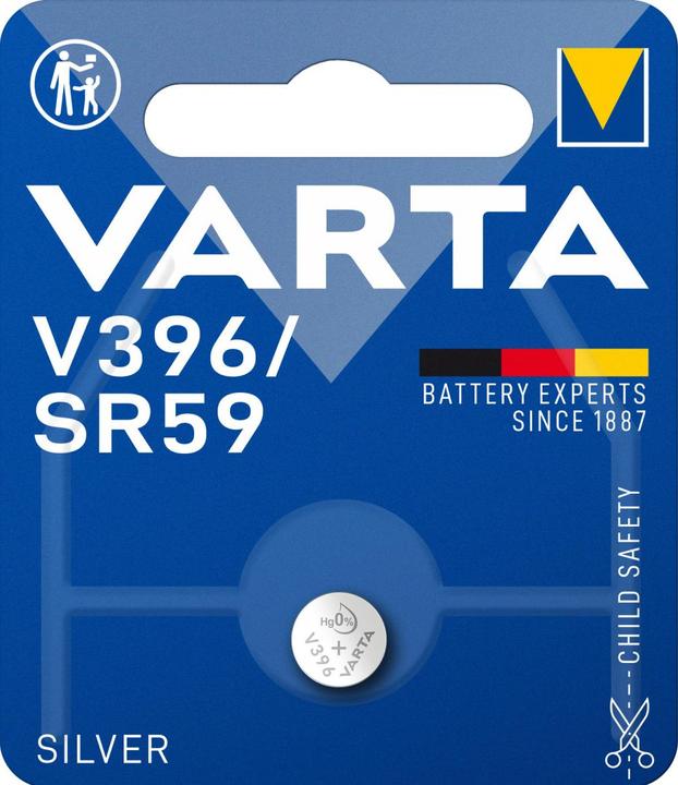 Immagine prodotto Varta Batteria a bottone per orologio V396/SR59 1 pezzo, tipo batteria (1 pz., SR60, 32 mAh)