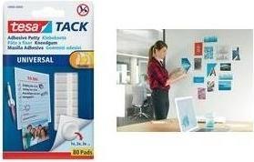 Image du produit tesa TACK pâte à modeler, pastilles adhésives malléables, 80 pièces (1 kg)