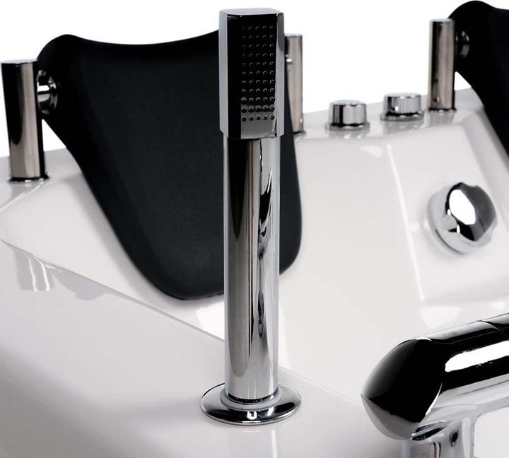 Actual product image Home Deluxe Whirlpool bath 2 persons DOLPHIN (right) - 180x120x65cm (120 cm, 180 cm)