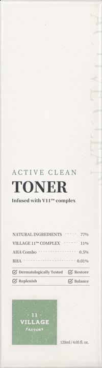 Image du produit Village 11 Factory Toner propre actif (Lotion tonique, 120 ml)