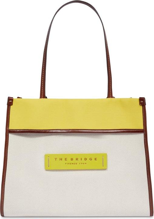 The Bridge Elisa - Shopper, Beige/Lime