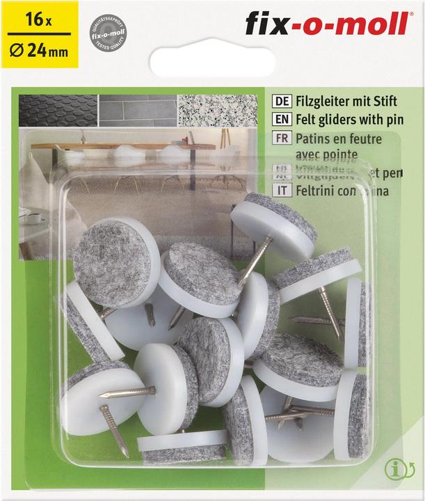 Produktbild Fix-o-moll Filzgleiter (Filzgleiter, 16 Stück)