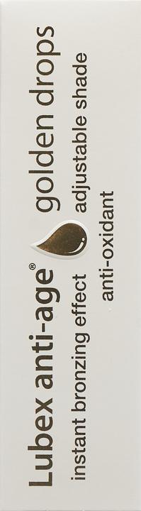 Produktbild Lubex anti-age golden drops Tb 30 ml (Selbstbräunungsschaum, 30 ml)