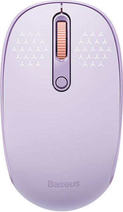 Produktbild Baseus Drahtlose Maus F01B Tri-Mode 2,4 G BT 5,0 1600 DPI (lila) (Kabellos)