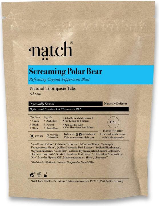 Nährwerte und Zutaten Natch Screaming Polar Bear