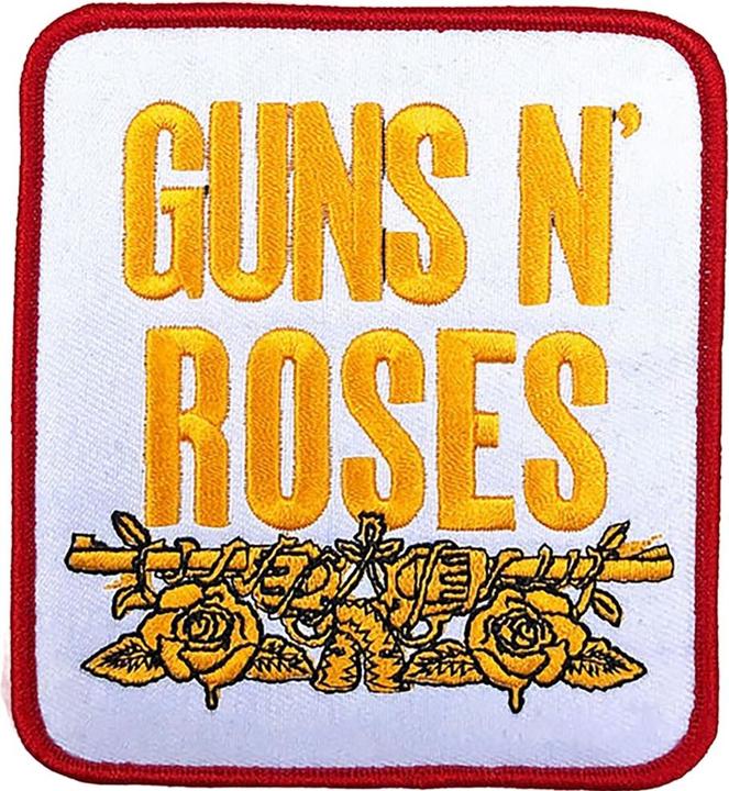 Produktbild Guns N Roses Gestapeltes Logo Aufnäher zum Aufbügeln gewebter Stoff
