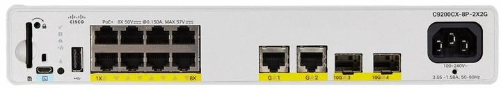 Image du produit Cisco Commutateur Catalyst 9000 Compact 8 p (8 Ports)