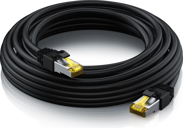 Produktbild Primewire Netzwerkkabel CAT.7, RJ-45, Ethernet, Outdoor Patchkabel CAT 7 IP66 10 Gbit/s S/FTP PiMF LAN Kabel (S/FTP, CAT7, 30 m)