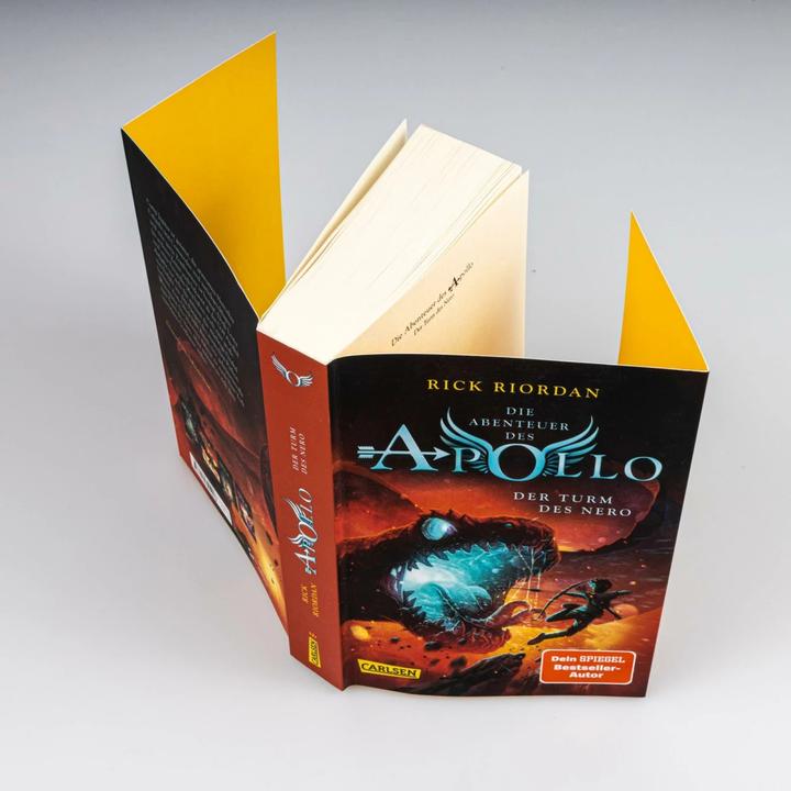 Actual product image Die Abenteuer des Apollo 5: Der Turm des Nero (German, Rick Riordan., 2023)