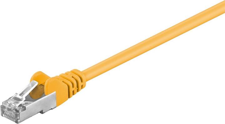 Produktbild Goobay CAT 5e Patchkabel, SF/UTP, Gelb, 1 m (S/UTP, CAT5e, 1 m)
