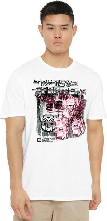 Actual product image Transformers Mens Metropplex Box 40th T-Shirt (XXL)