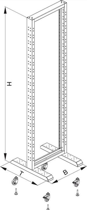Produktbild Conteg RS-27 Profilrahmen 27 HE, ohne Standfuss