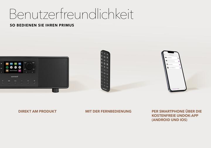 Actual product image Sonoro Primus (Web radio, DAB+, Bluetooth, Wi-Fi)