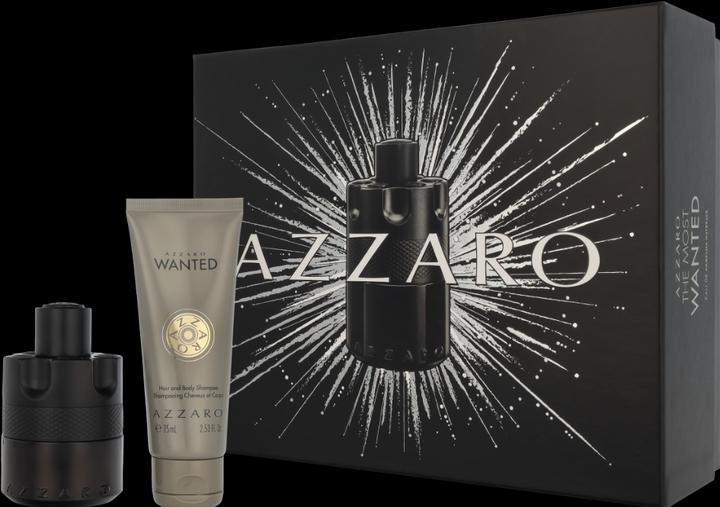 Produktbild Azzaro The Most Wanted Gift Set EDT 50 ml and Hair and Body Shampoo Wanted 75 ml 50ml (Parfum set)