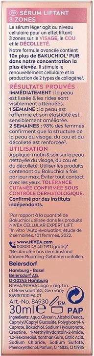 Image du produit NIVEA Cellulaire Expert Lift Sérum Lift 3 Zones Disp 30 ml (30 ml)
