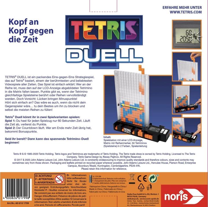 Immagine prodotto Noris Duello di Tetris (Tedesco)