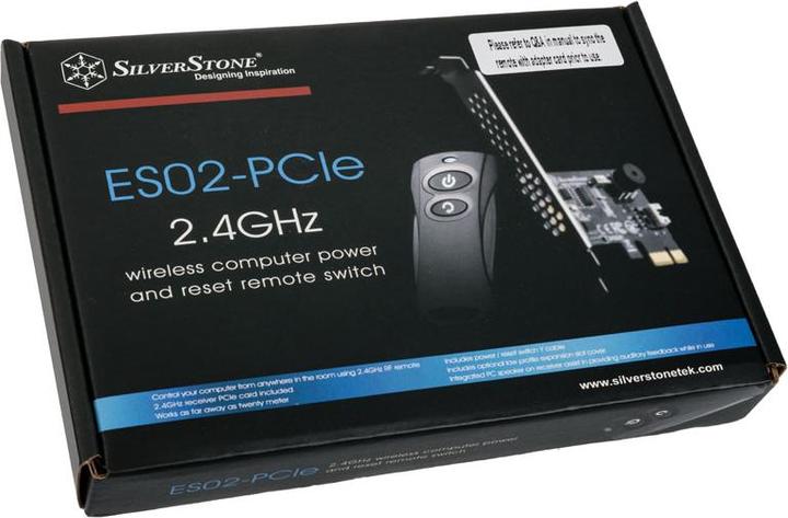 Actual product image Silverstone ES02-PCIe (Device-specific remote control, Radio Frequency (RF))