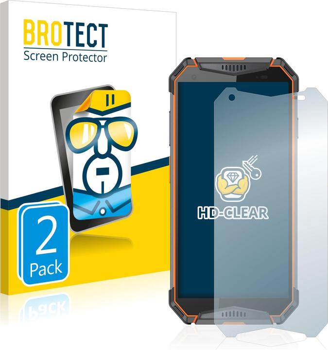 Actual product image BROTECT Screen Protector Clear (2 Piece, Ulefone Armor 3W)