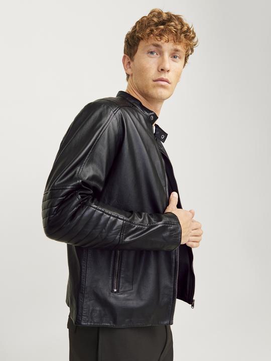 Actual product image Jack & Jones Jjeliam Lamb Leather Jacket Noos (XXL)