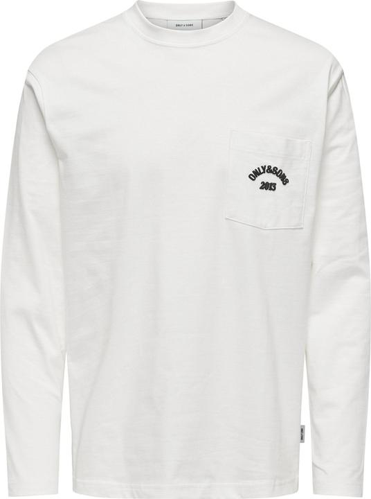 Only & Sons Locker geschnitten Rundhals T-Shirt T-shirt (XXL)