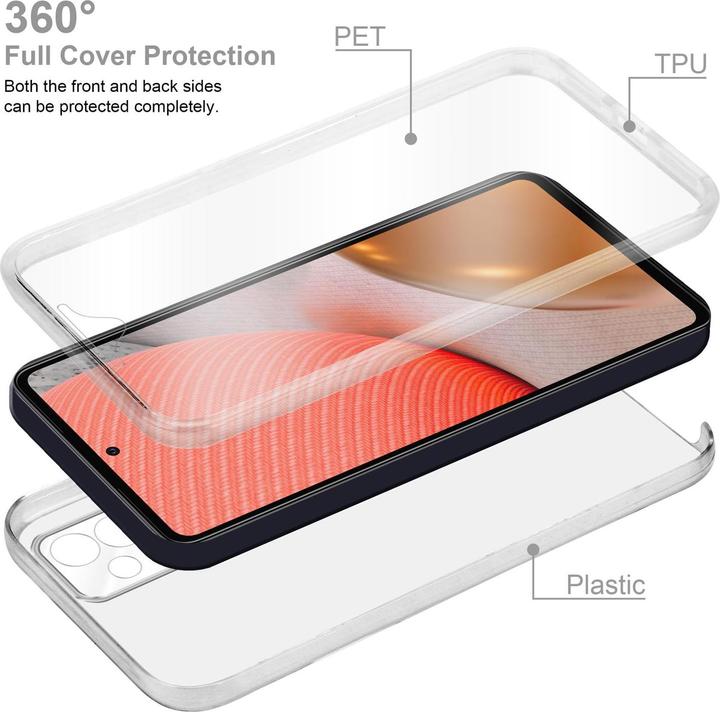 Produktbild Cadorabo TPU 360 Grad Case Cover (Samsung Galaxy A72)