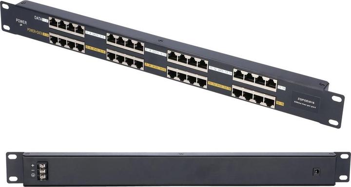 Produktbild Extralink EX.1995 PoE-Adapter Schnelles Ethernet (802.3af (PoE), 802.3at (PoE+), 48 W)