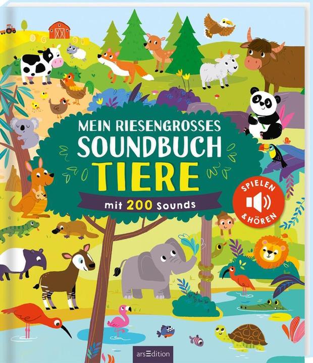 Mein riesengrosses Soundbuch Tiere (Allemand)